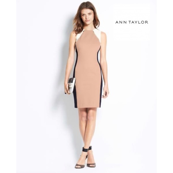 Ann Taylor Dresses & Skirts - ANN TAYLOR Color Block Sleeveless Dress